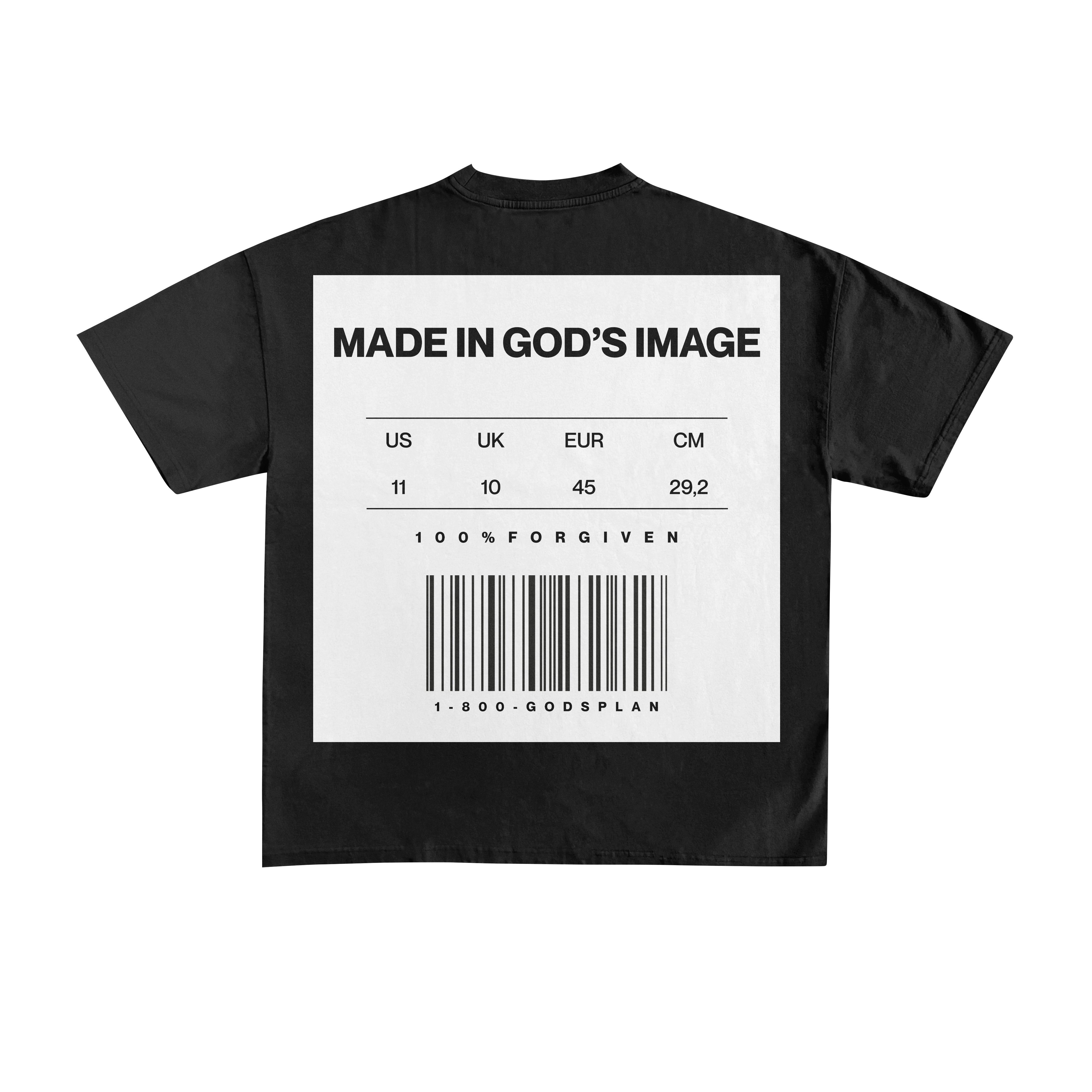 GOD’S IMAGE Tee – Black