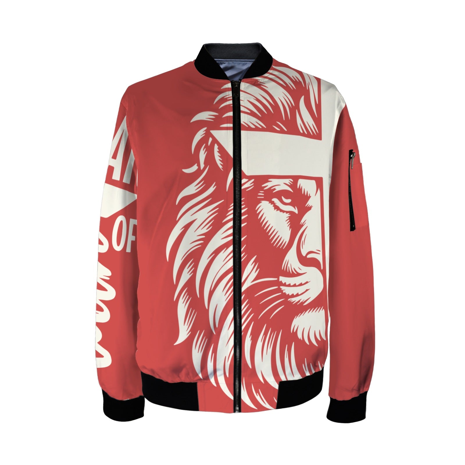 GPA Man of Faith Bomber Jacket Men's Bomber Jacket (Model H65)