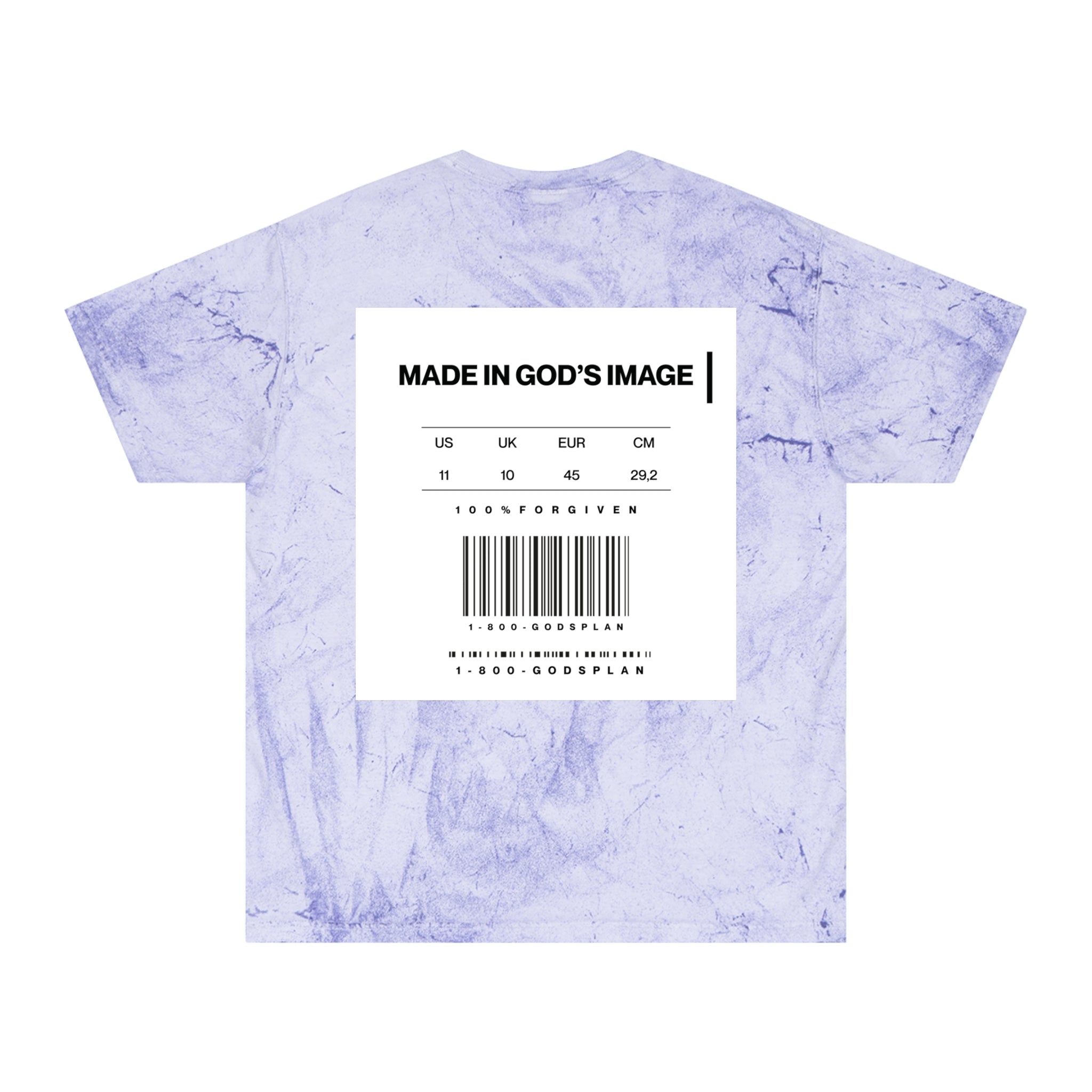 Color Blast T-Shirt with Inspirational Message, Unisex Apparel, Unique Graphic Tee, Casual Everyday Wear, Gifts for Faith-Lovers