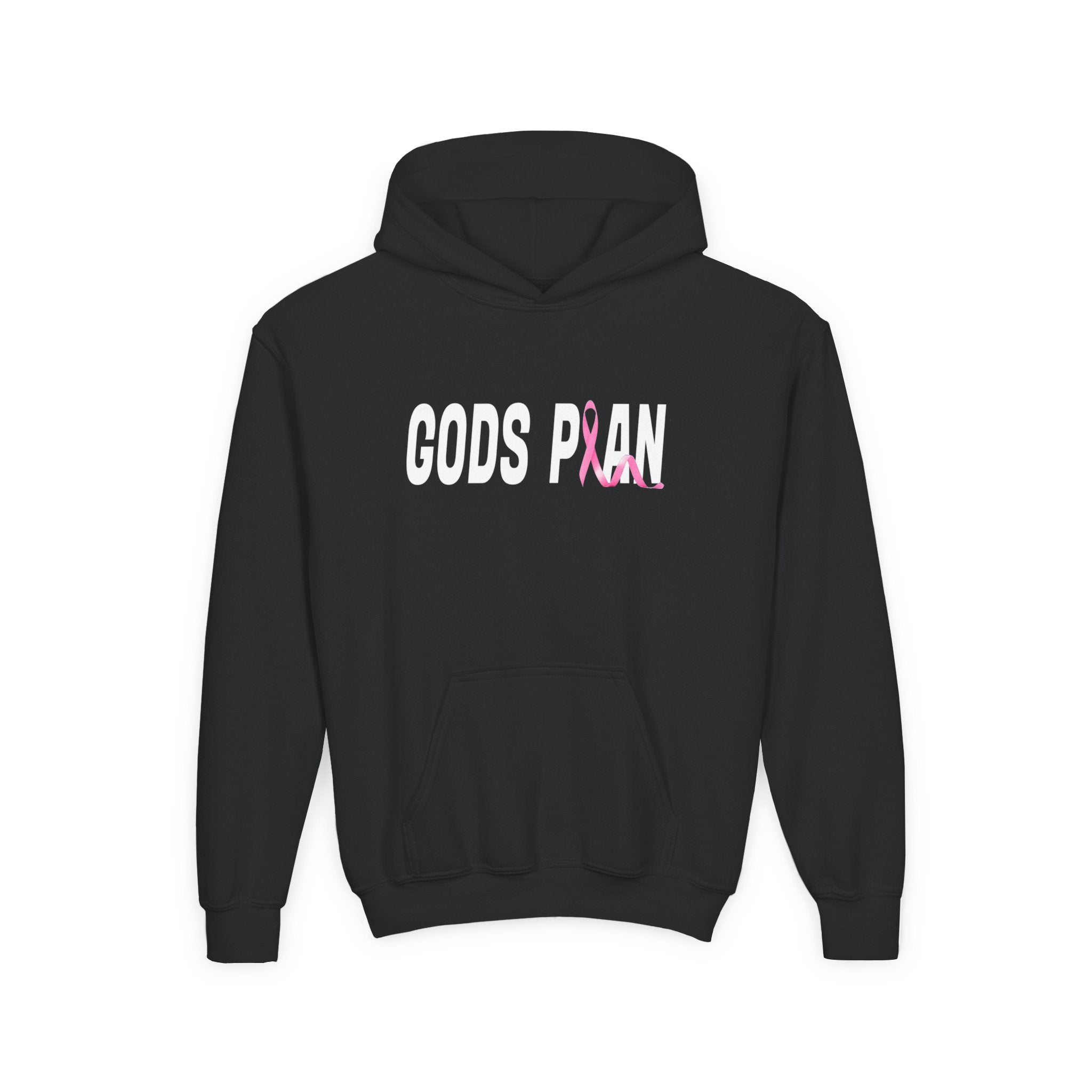 Youth Hoodie - "It Takes Faith" Breast Cancer Awareness Pullover