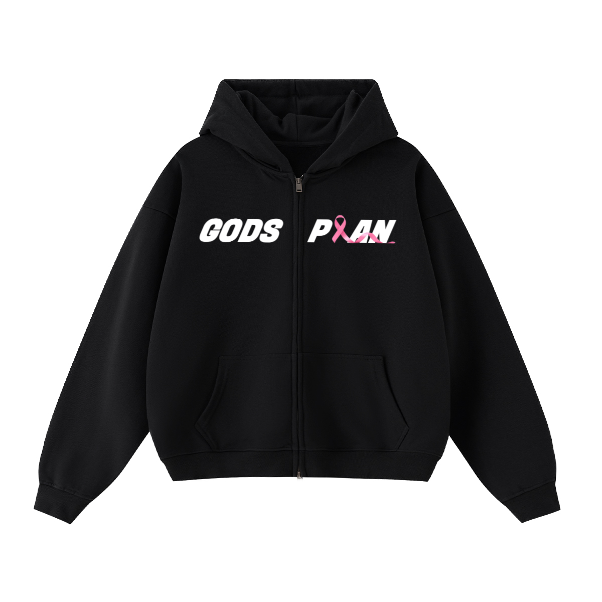 It Takes Faith "Breast Cancer Awareness Zip Up Hoodie