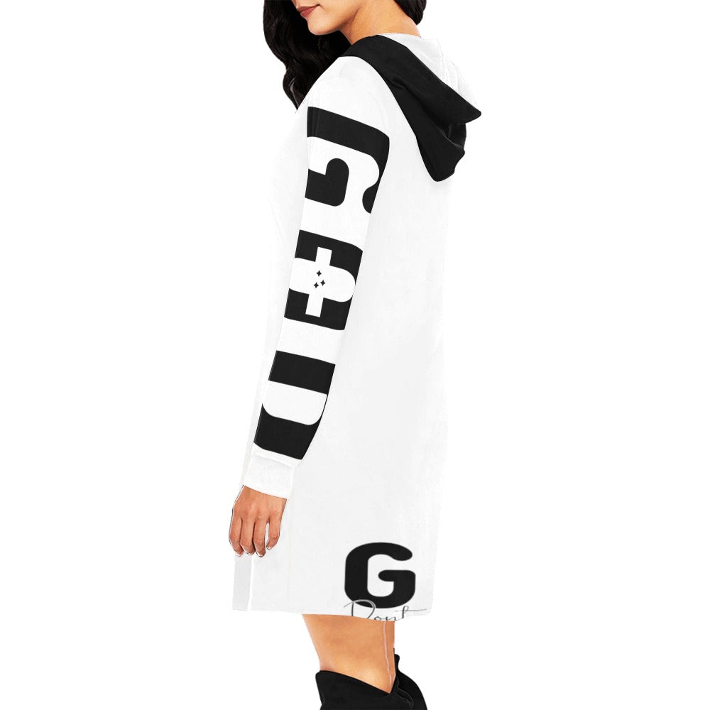 God dont play about me Hoodie Mini Dress